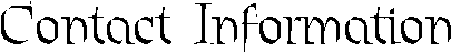 Contact Information